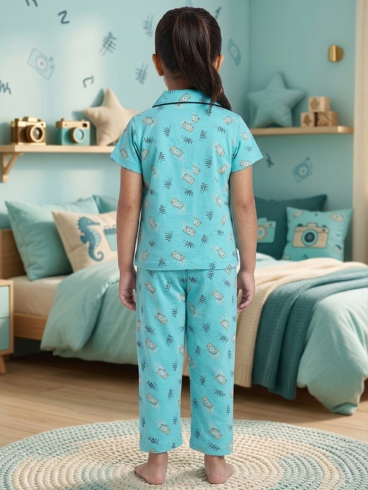 Girls Night Suit | Cotton Top & Pajama Set