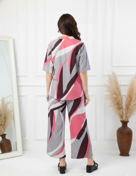 Multicolor Rayon Co-ord Sets