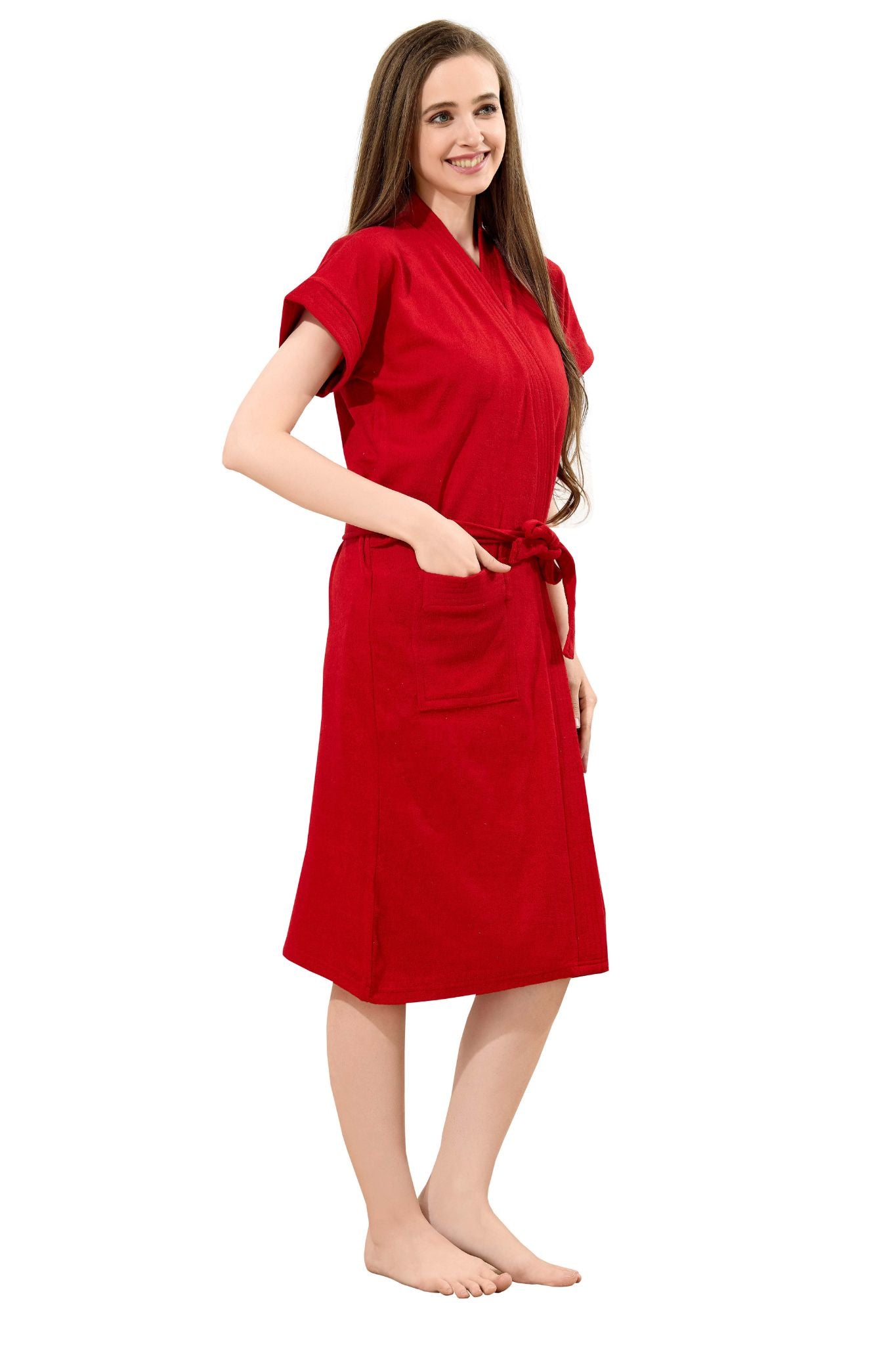 Womens Plain Bathrobe