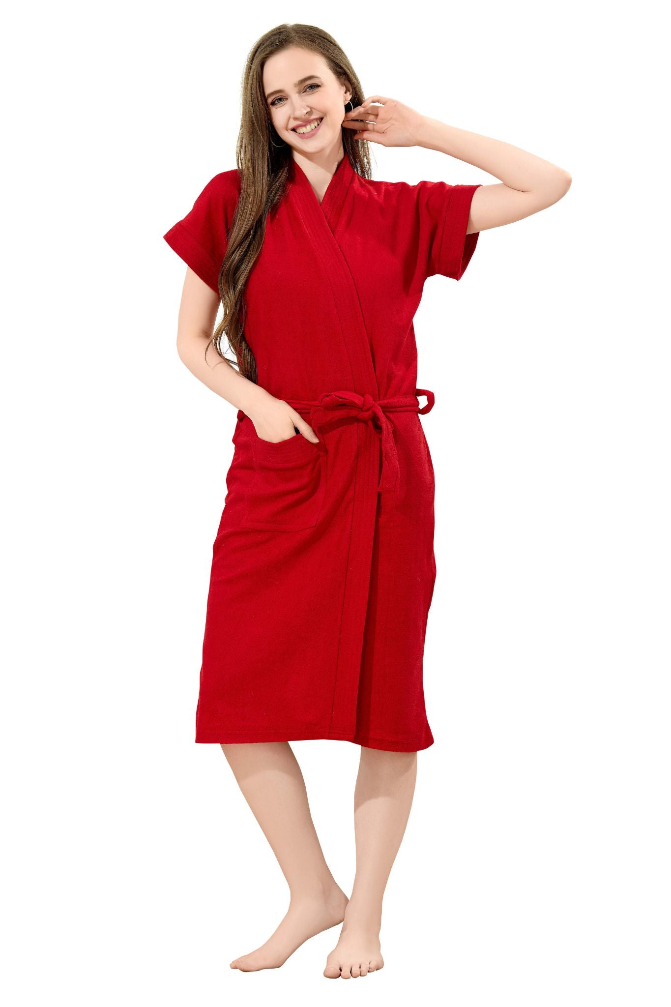 Womens Plain Bathrobe