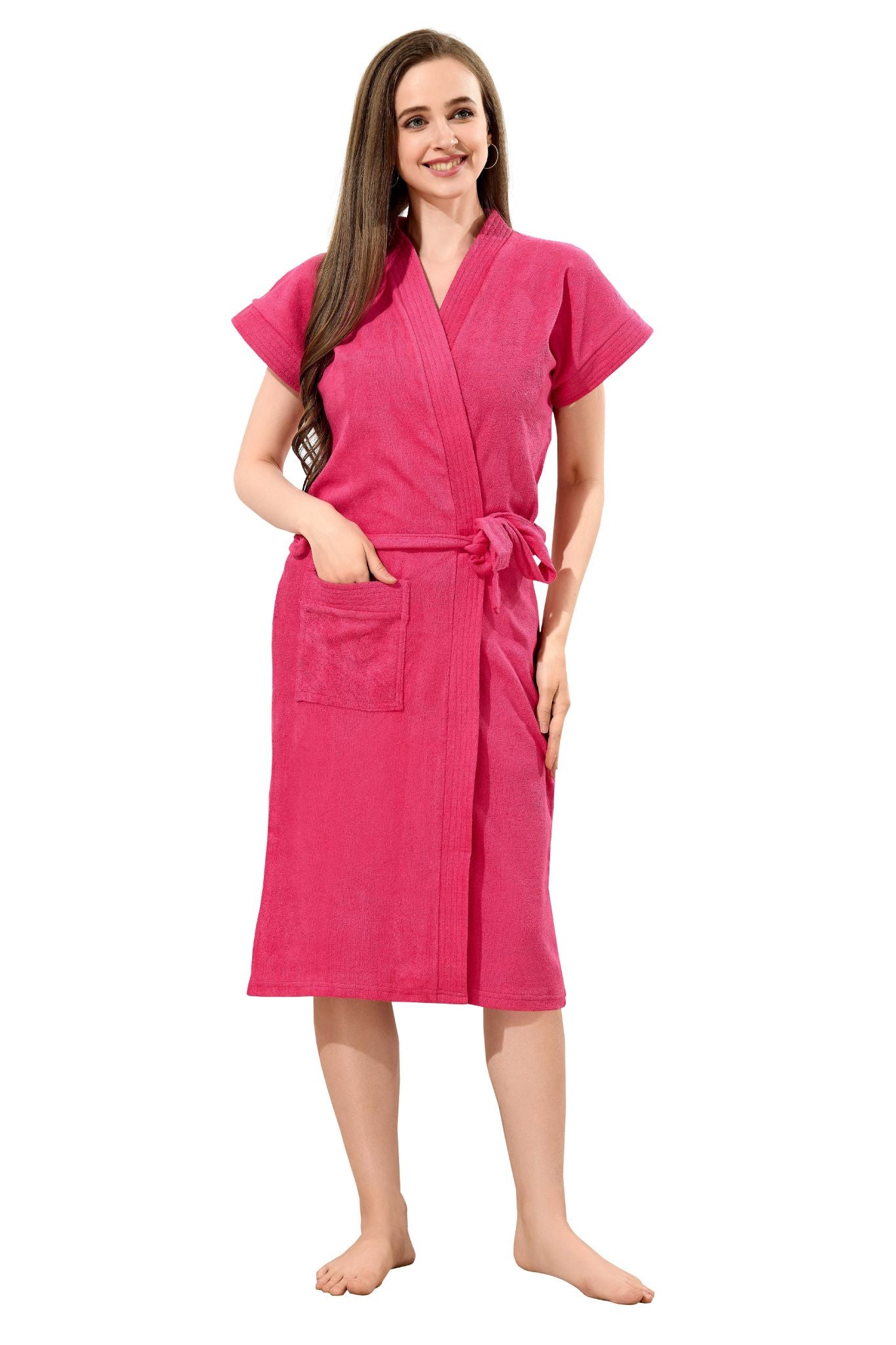 Womens Plain Bathrobe