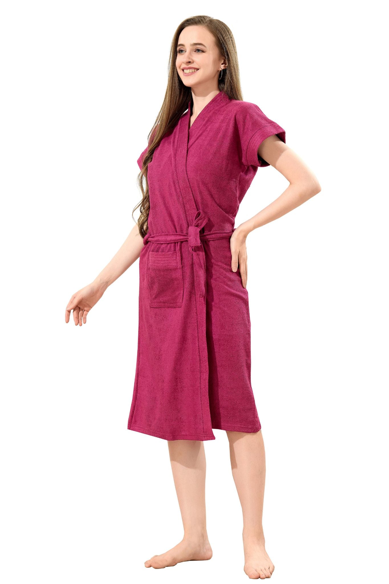 Womens Plain Bathrobe
