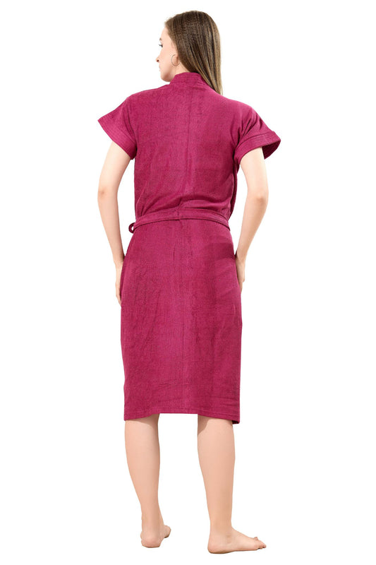 Womens Plain Bathrobe