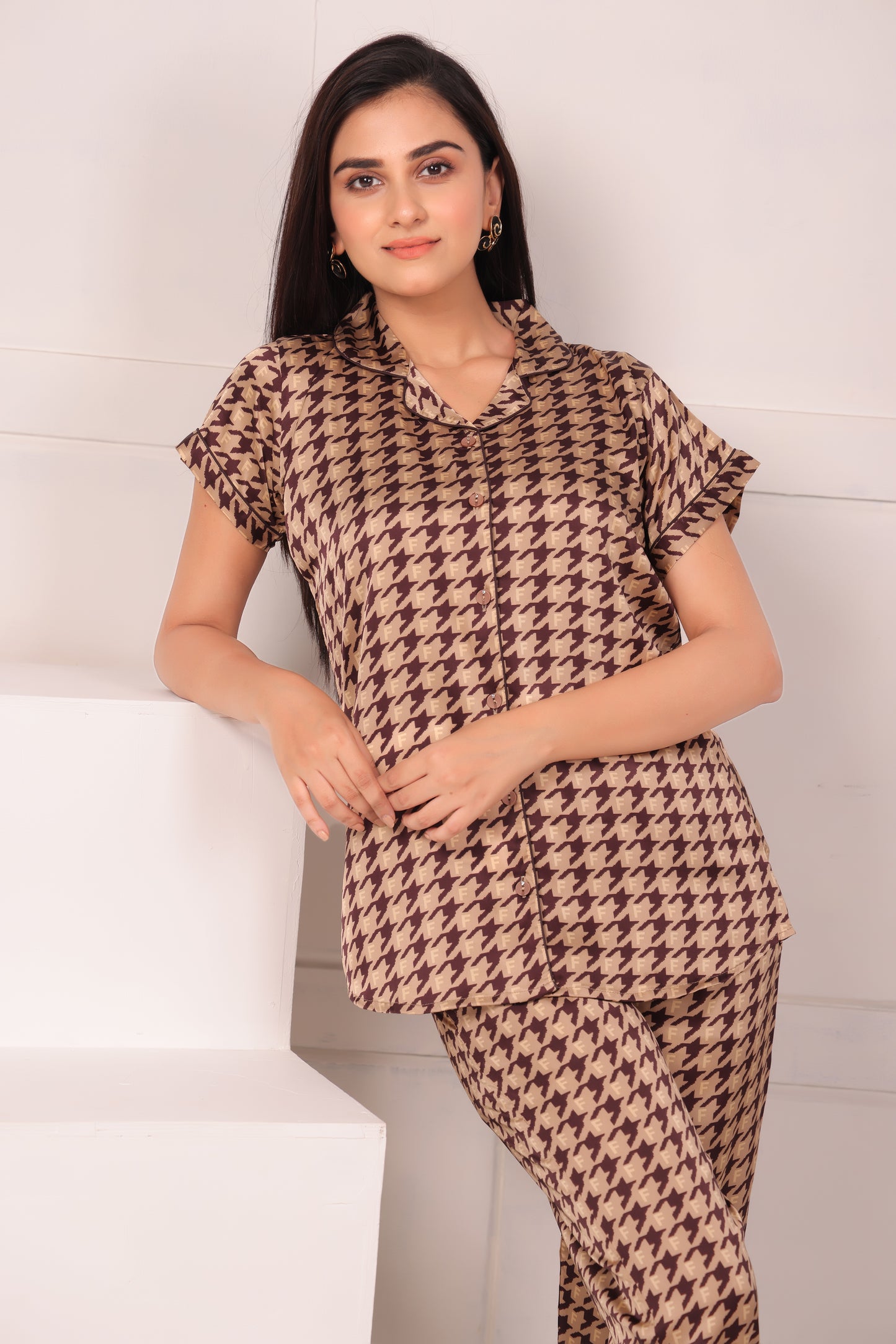 Women's Satin Night Suit
