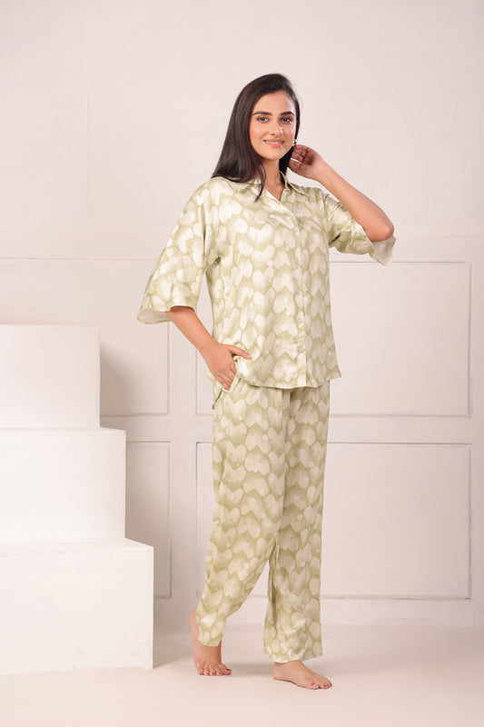 Women's Co-ord sets Light Green color