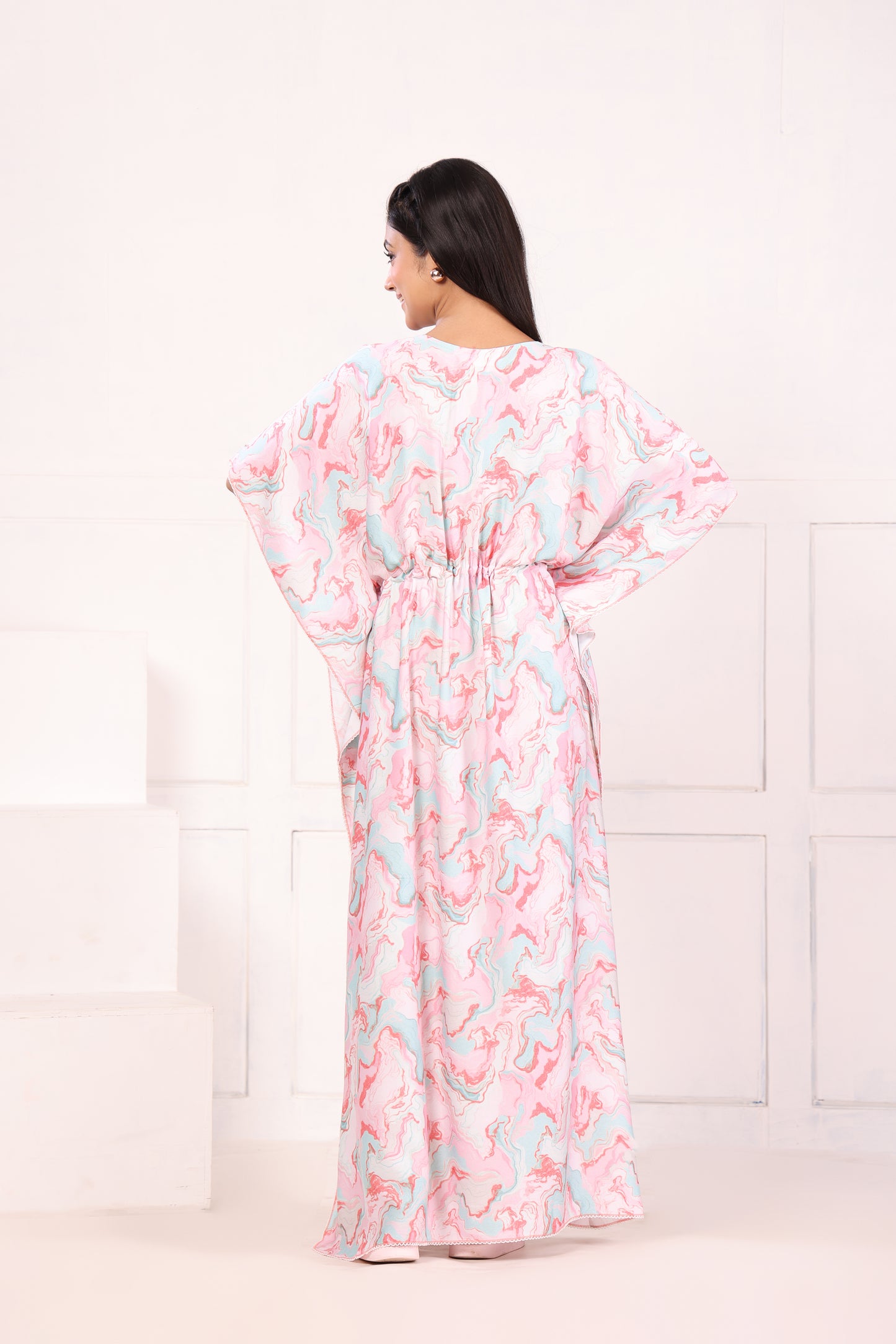 Tie-Dye Print Kaftan