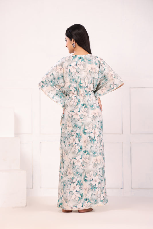 Flower Print Kaftan