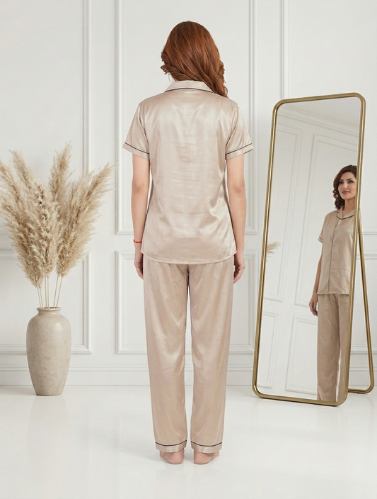 Satin Full Length Night Suit