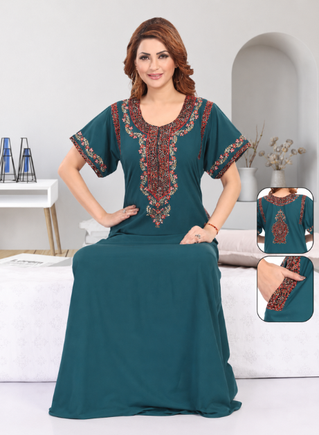 Soft Rayon Printed Nighty | Available in 6 Colors