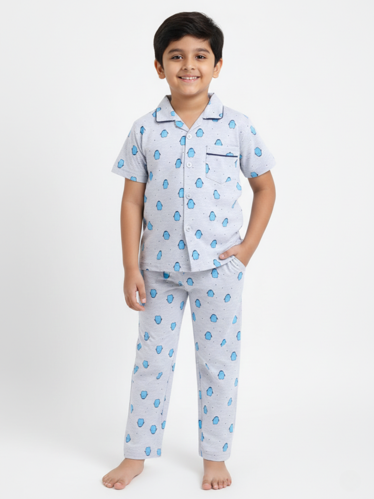 Boys Night Suit | Cotton T-Shirt & Pajama Set
