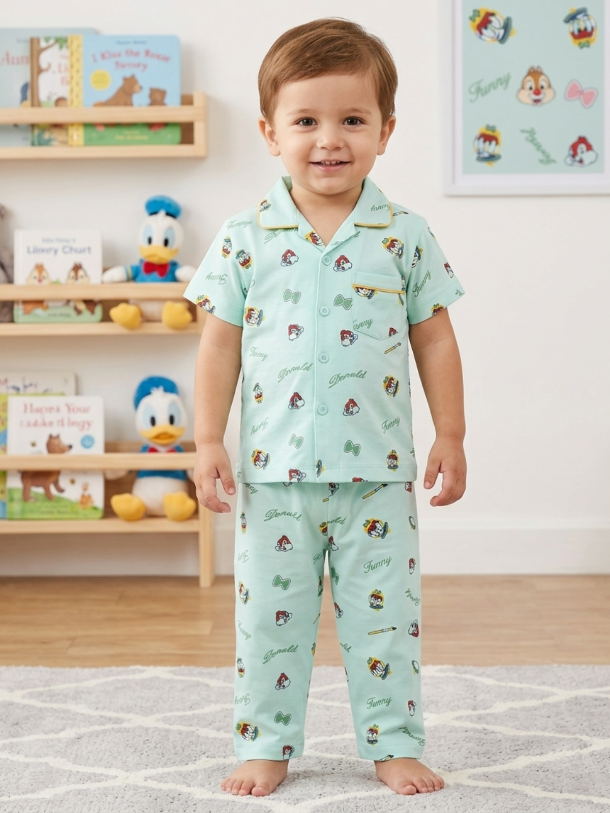 Boys Night Suit | Cotton T-Shirt & Pajama Set