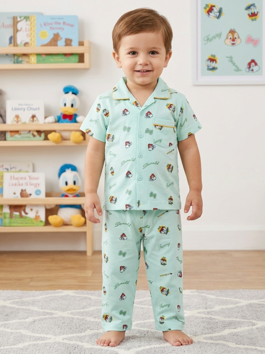 Boys Night Suit | Cotton T-Shirt & Pajama Set