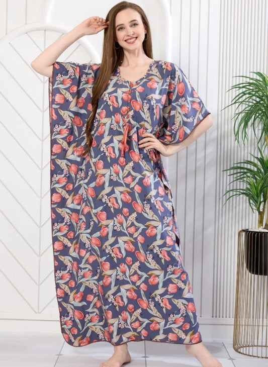 Flower Print Kaftan