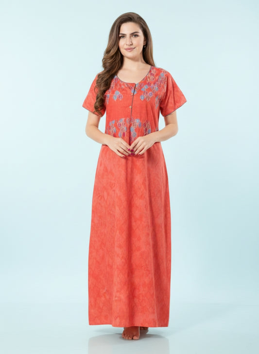 Printed Cotton Nighty