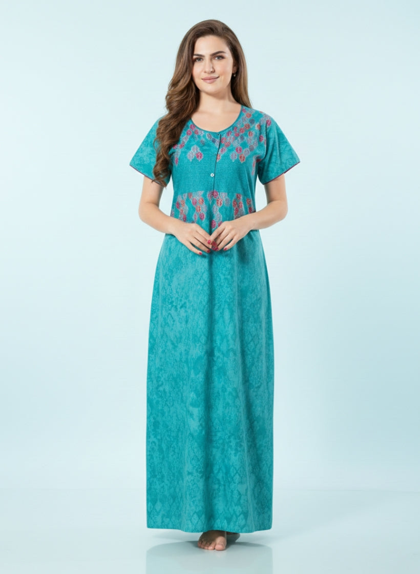 Printed Cotton Nighty