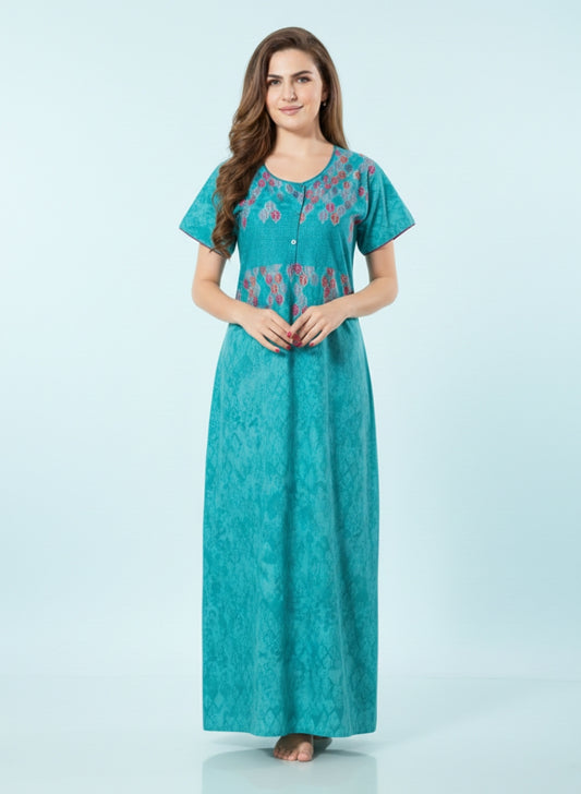 Printed Cotton Nighty