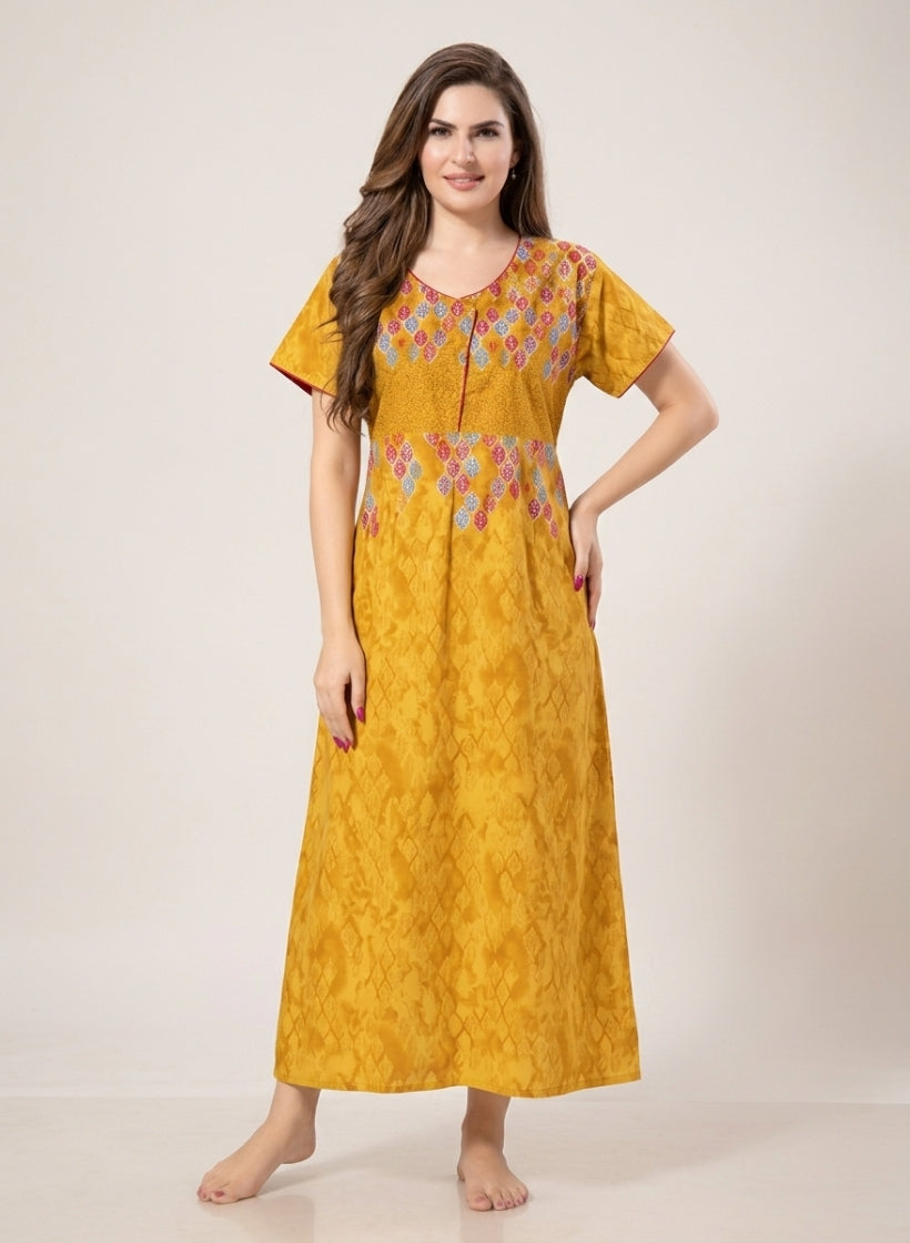 Printed Cotton Nighty