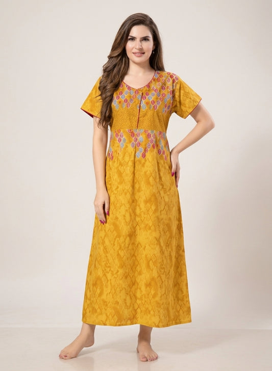 Printed Cotton Nighty