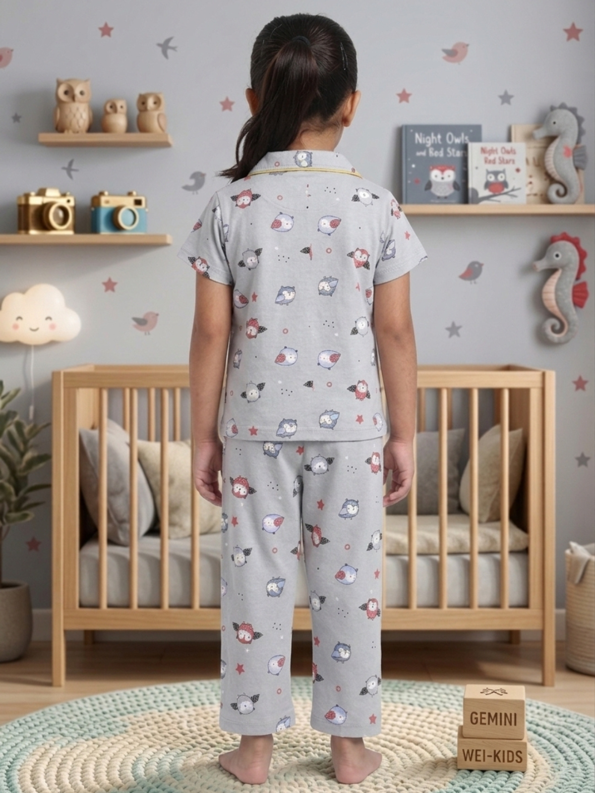 Girls Sleepwear Set | Top & Pajama (Cotton)