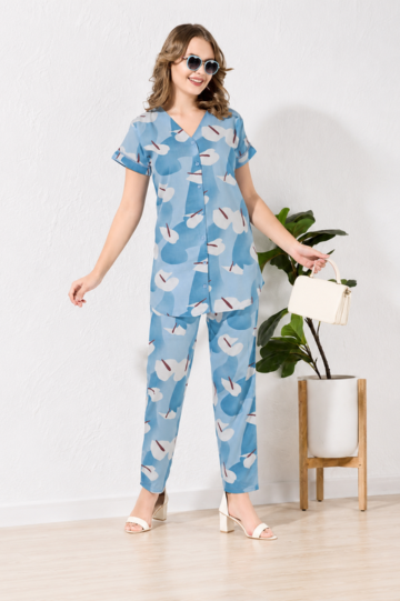 Women's Floral Print Co-ord Set