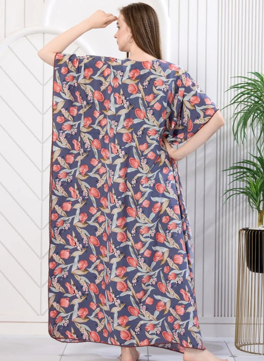 Flower Print Kaftan