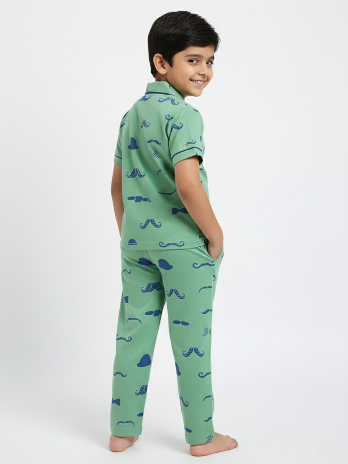 Boys Cotton Night Suit Set | T-Shirt & Pajama