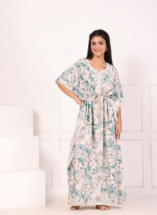 Flower Print Kaftan