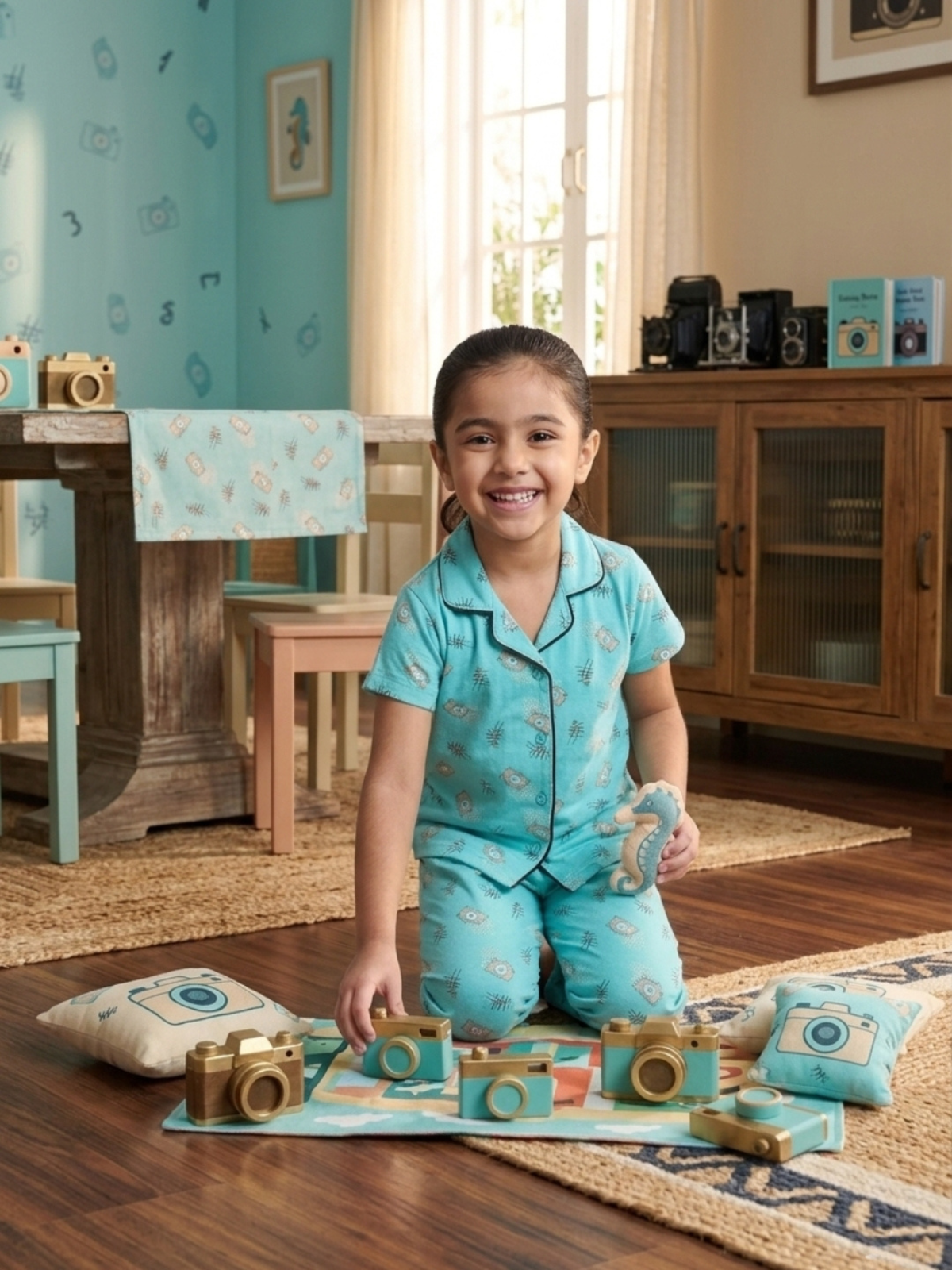 Girls Night Suit | Cotton Top & Pajama Set