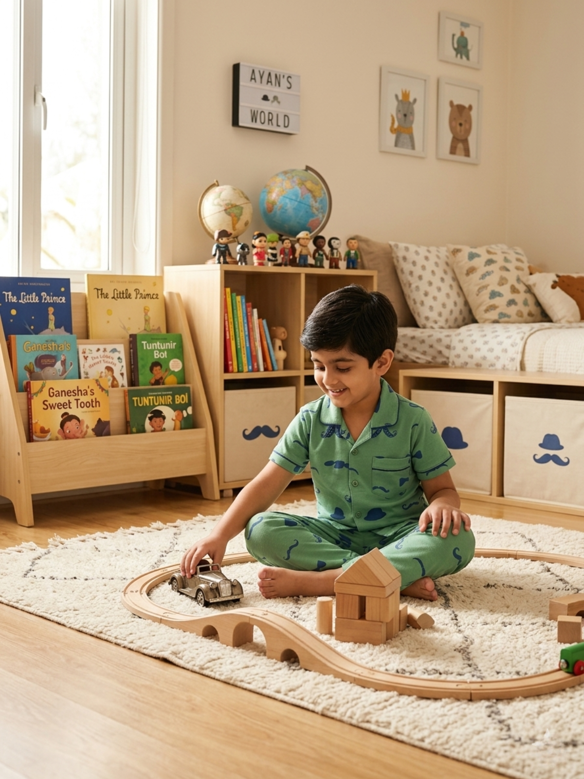Boys Cotton Night Suit Set | T-Shirt & Pajama