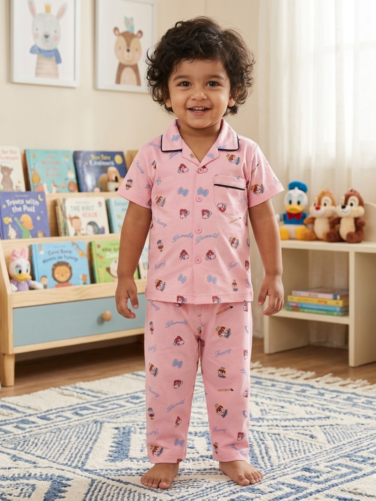 Boys Night Suit | Cotton T-Shirt & Pajama Set