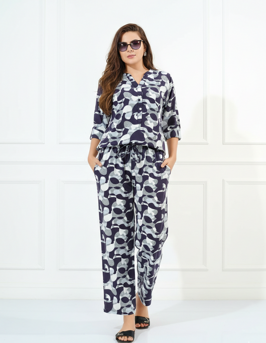 Printed Rayon Co-ord Sets