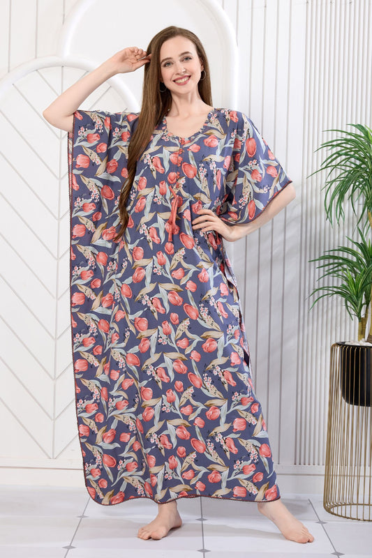 Flower Print Kaftan
