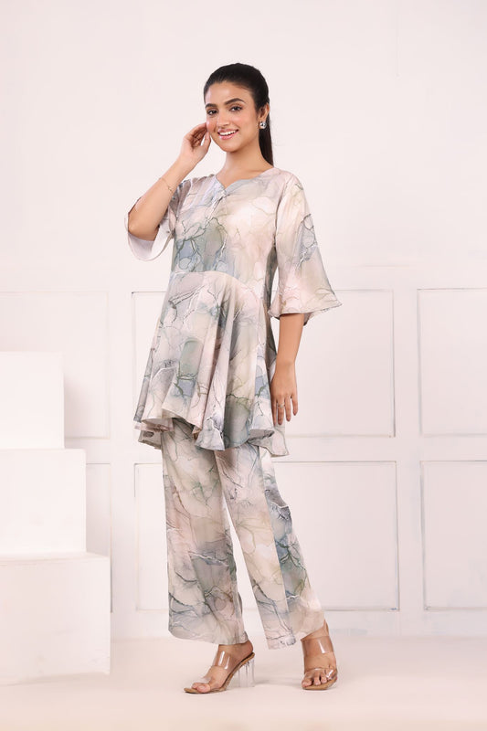 Marble Print Co-ord Sets
