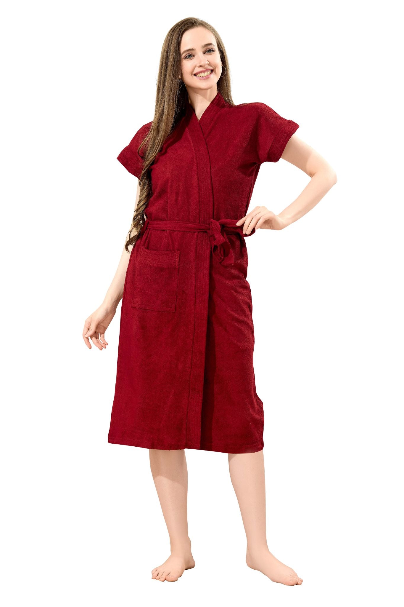 Womens Plain Bathrobe