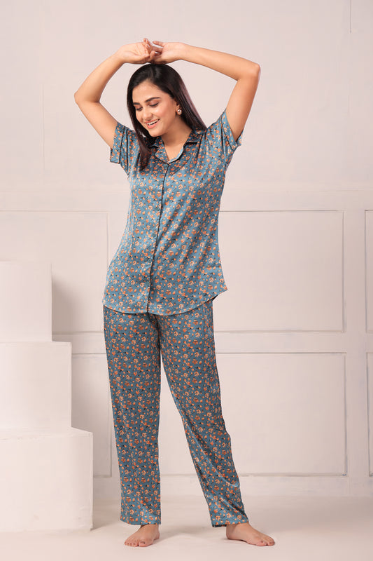 Women's Satin Night Suit