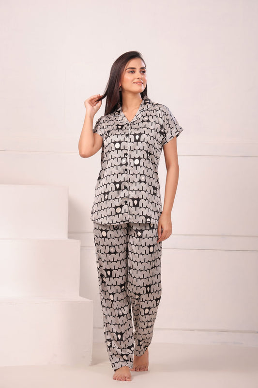 Women's Satin Night Suit