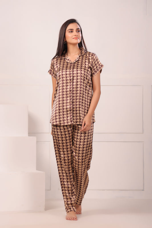 Women's Satin Night Suit