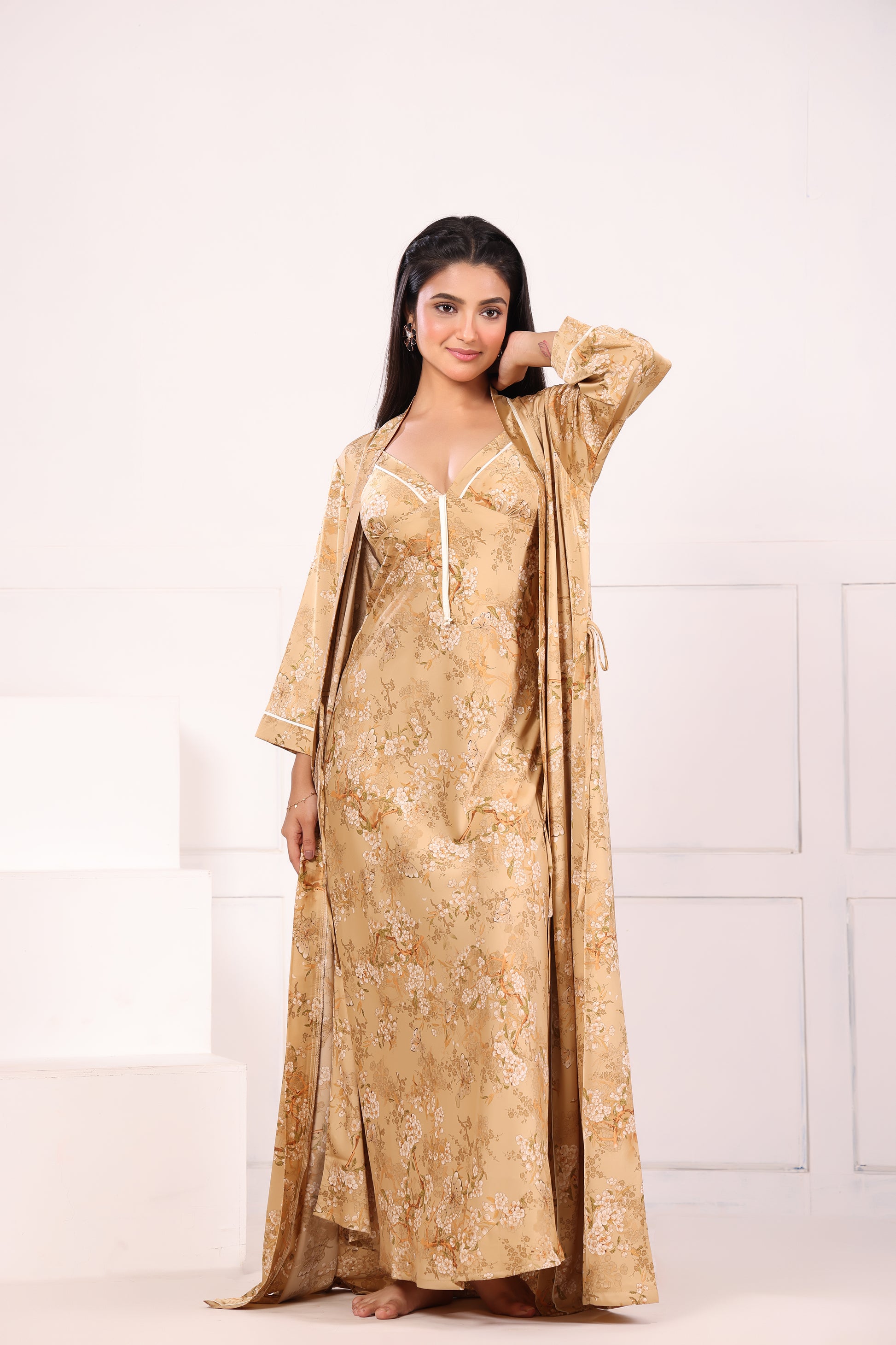 Satin night dress
